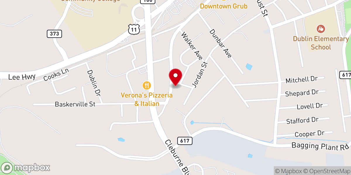 Map showing location of Church of God In Christ