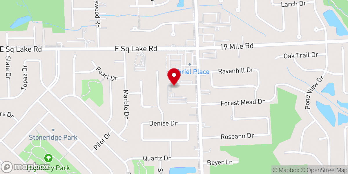 Map showing location of TroyHope Ministry