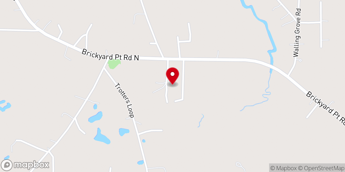 Map showing location of Broomfield Church
