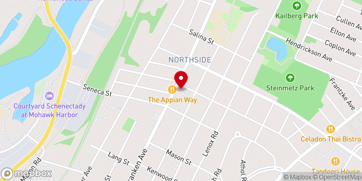 Map showing location of Bethel Northside
