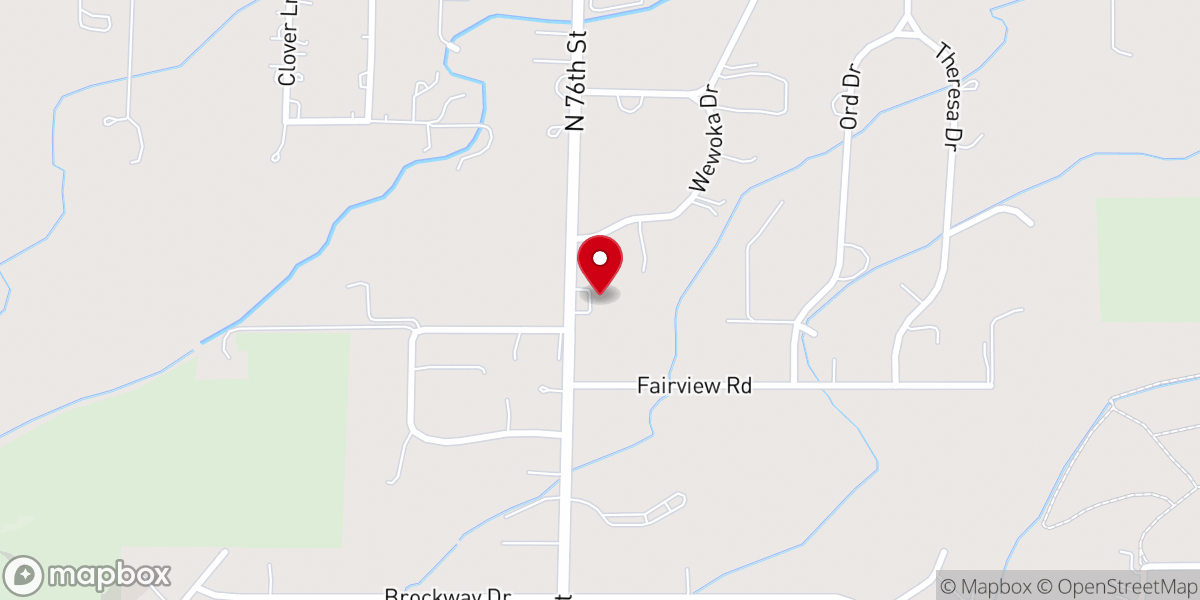 Map showing location of new life baptist mission