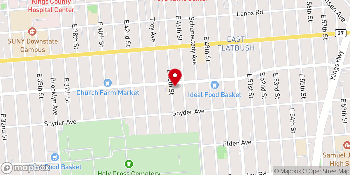 Map showing location of People of Destiny Ministries