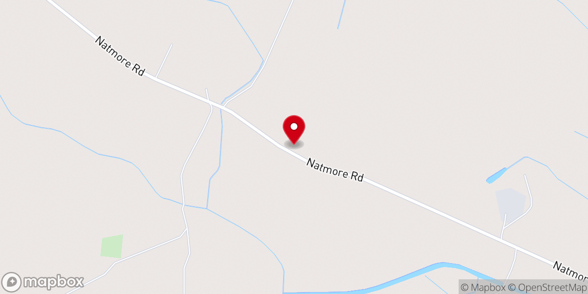 Map showing location of Natmoore Baptist Church