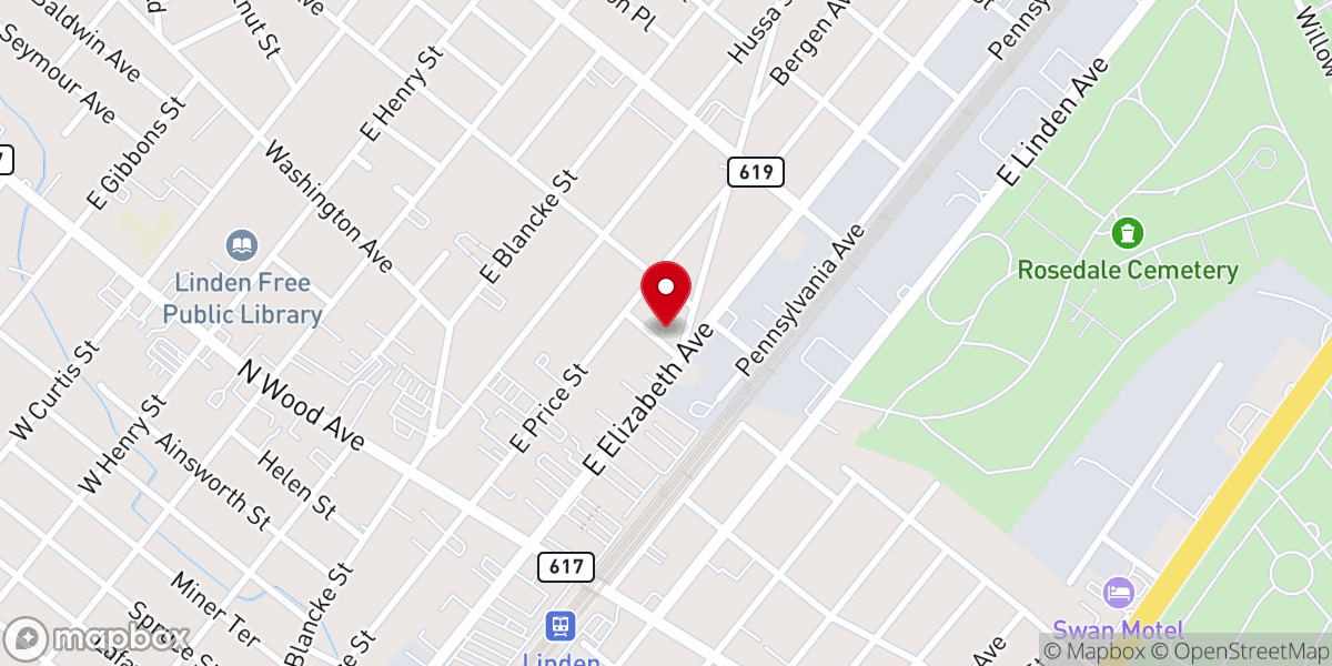 Map showing location of St. Joseph Center