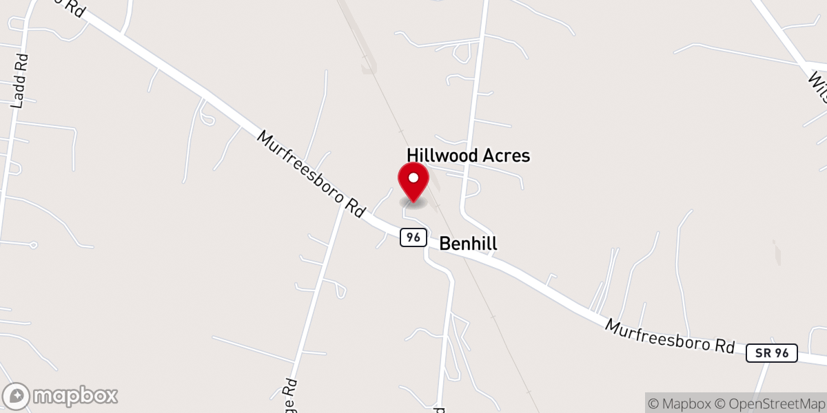 Map showing location of Cross + Crown Church