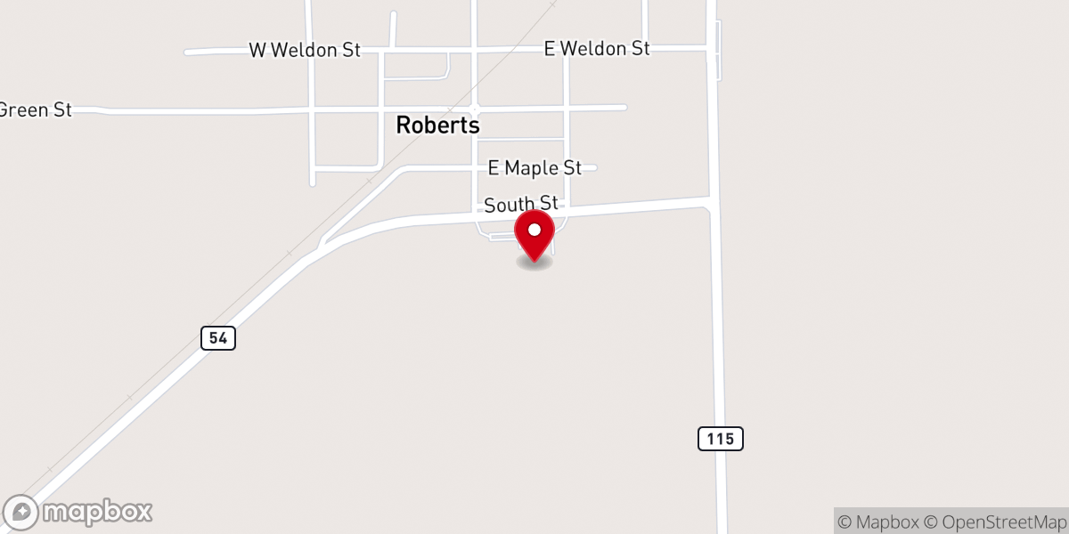 Map showing location of Living Word Church