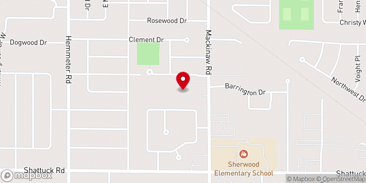 Map showing location of Grace Baptist Church / Grace Christian School