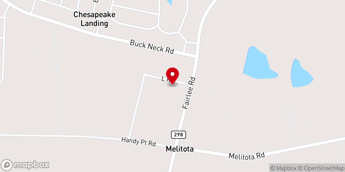 Map showing location of Mount Pisgah Church