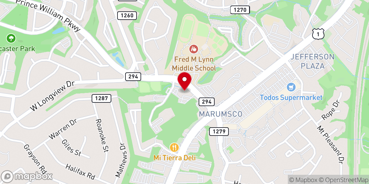 Map showing location of Grace Lutheran Church