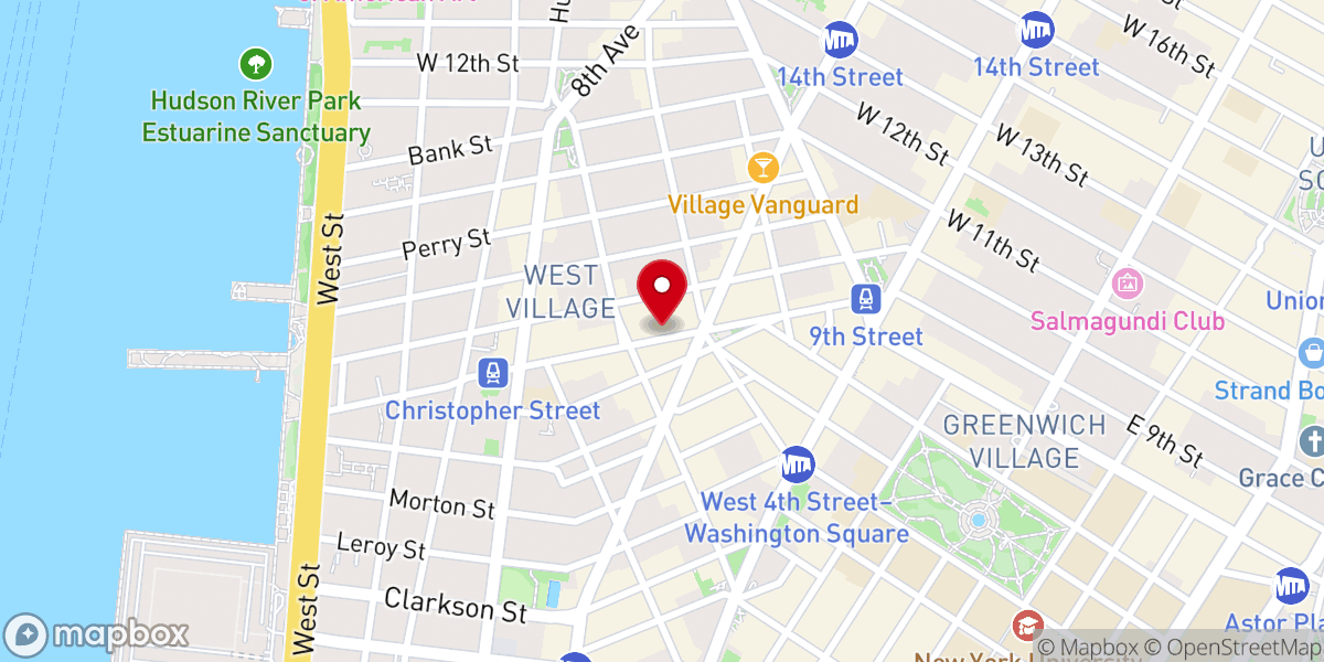 Map showing location of St. John’s Lutheran Church