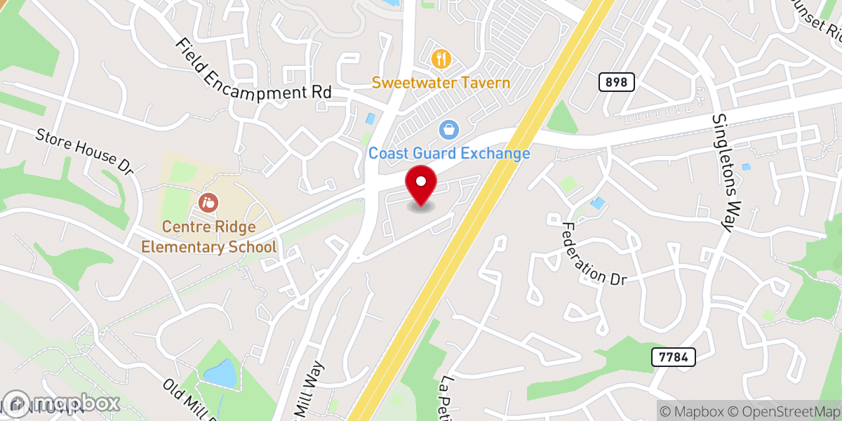 Map showing location of Centreville Day School