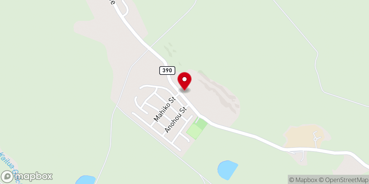 Map showing location of Paipala Church of Paia