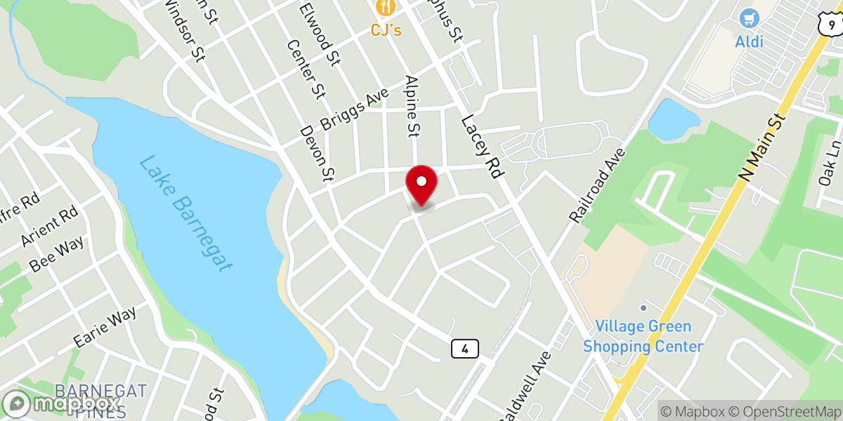 Map showing location of Crossbridge Community Church of Ocean County Inc