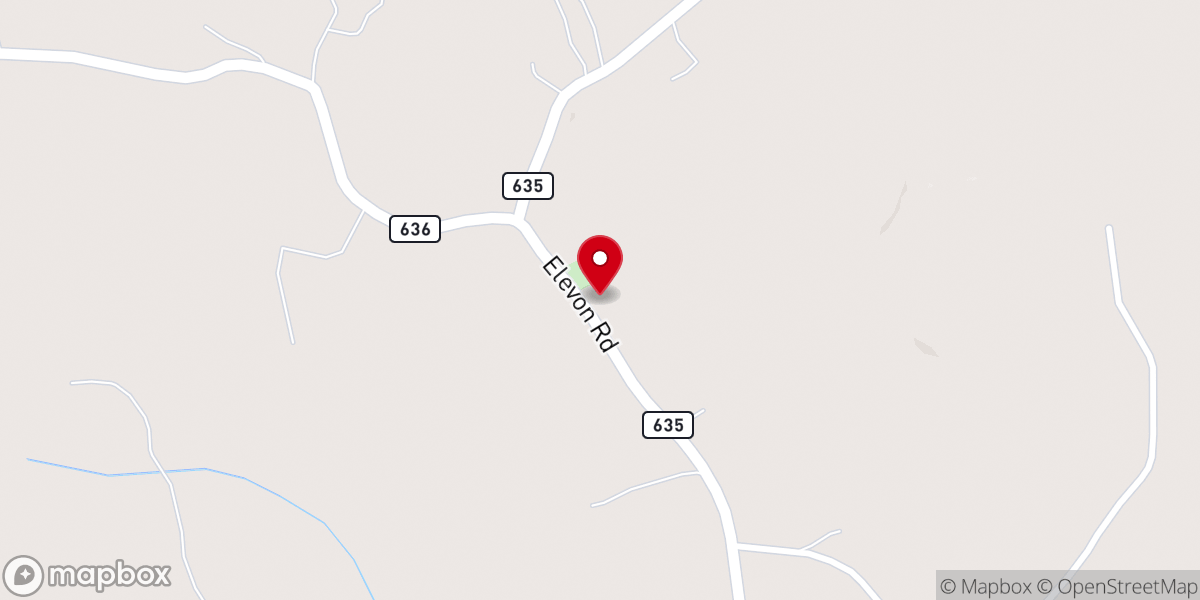 Map showing location of Bethlehem Baptist Church