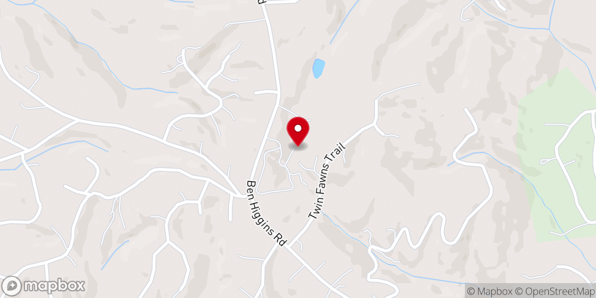 Map showing location of Creekstone Church