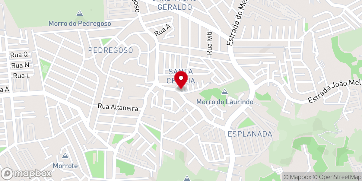 Map showing location of Igreja Assembleia de Deus