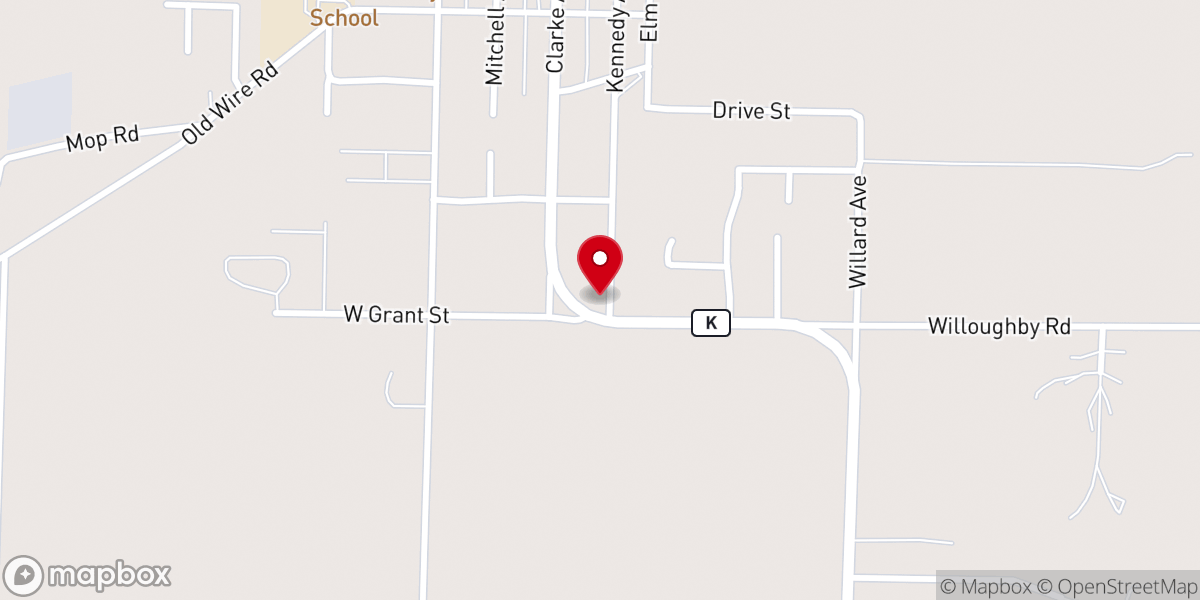 Map showing location of Promise Church of Clever