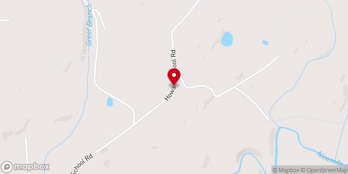 Map showing location of Liberty Missionary Baptist Church
