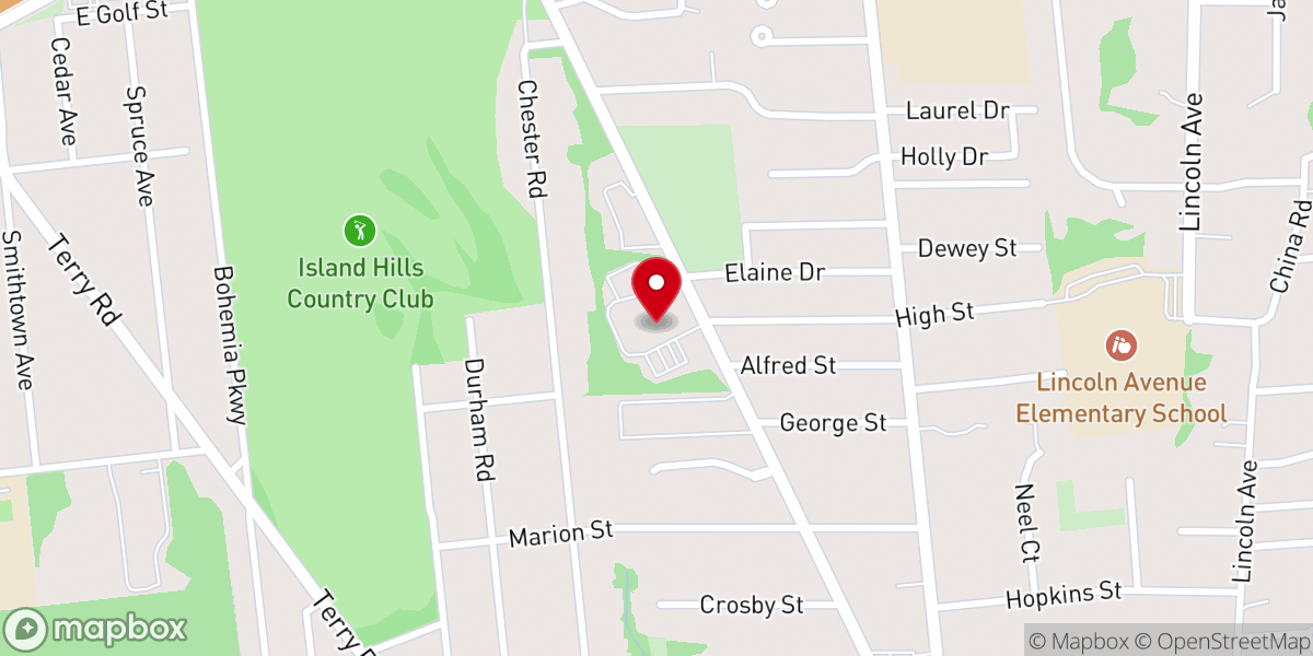 Map showing location of New Life Community Church - Food Distribution Center