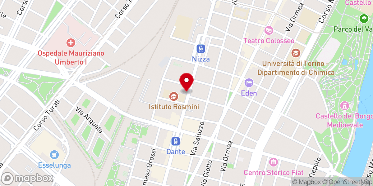 Map showing location of Oratorio SCG