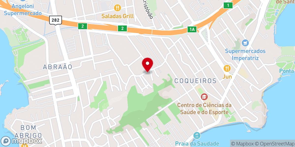 Map showing location of Igreja Pentecostal Aliança com Deus