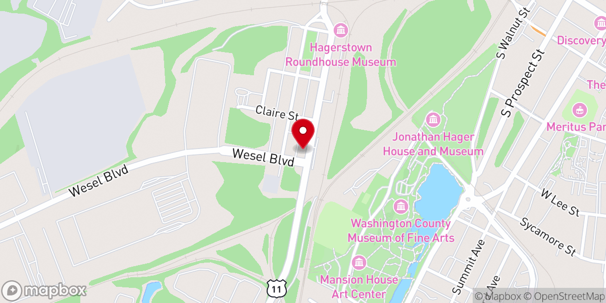 Map showing location of Bible Brethren Church