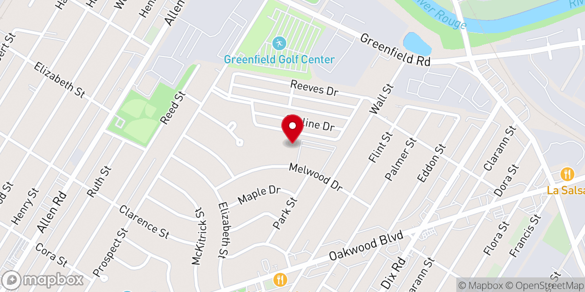 Map showing location of Judah Tabernacle