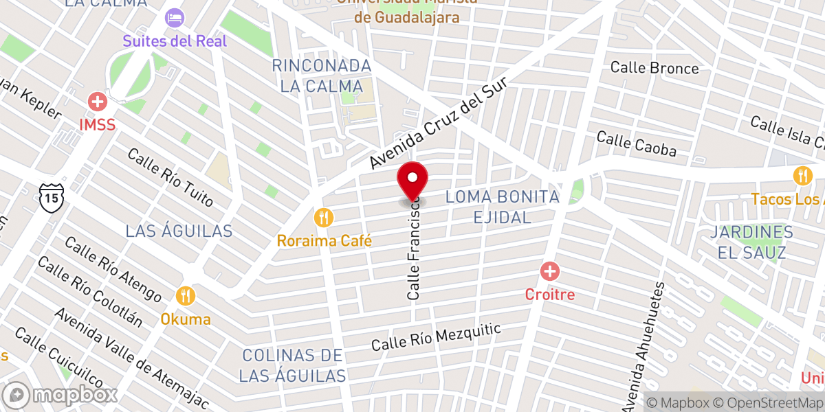 Map showing location of Palabra De Fe Y Gracia