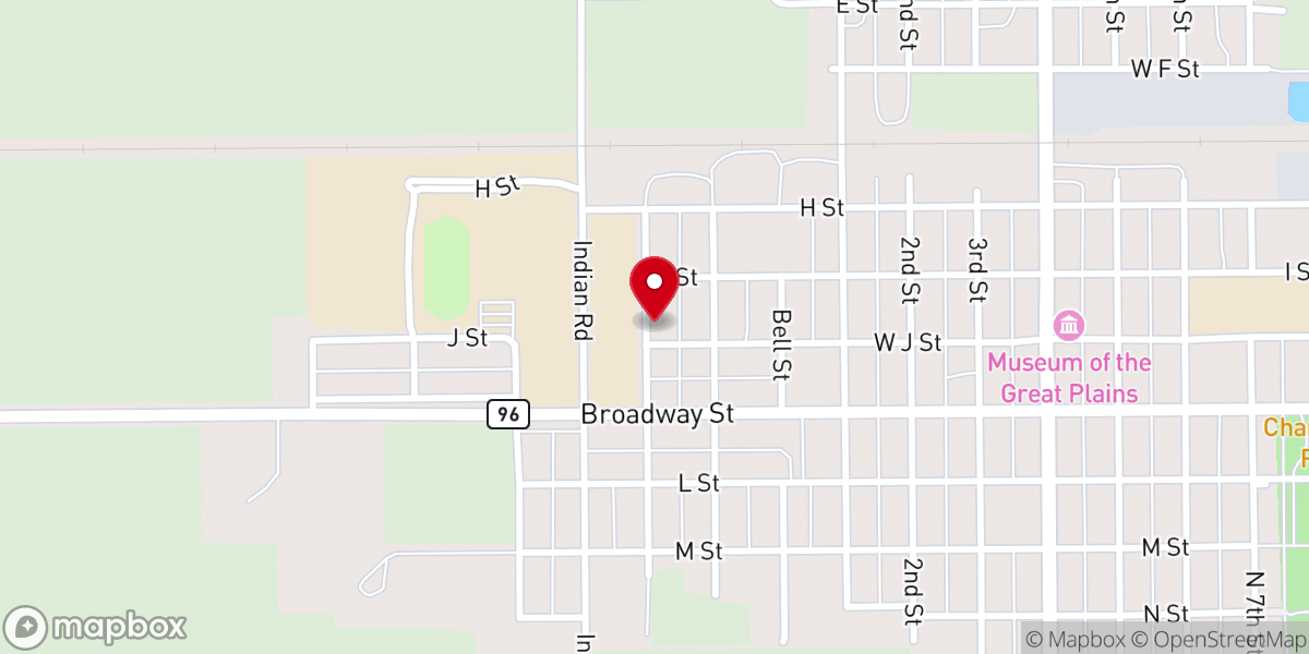 Map showing location of Christ Covenant Church