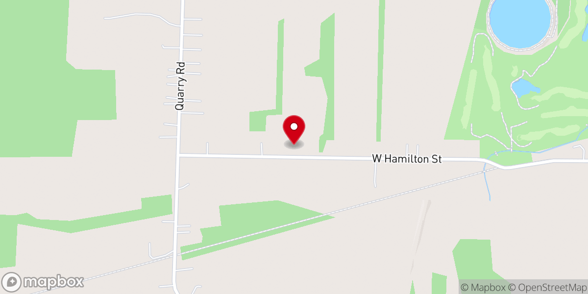 Map showing location of Almighty Church