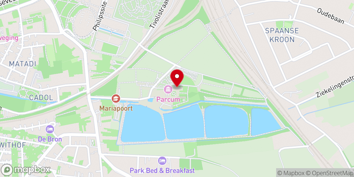 Map showing location of Abdijkerk