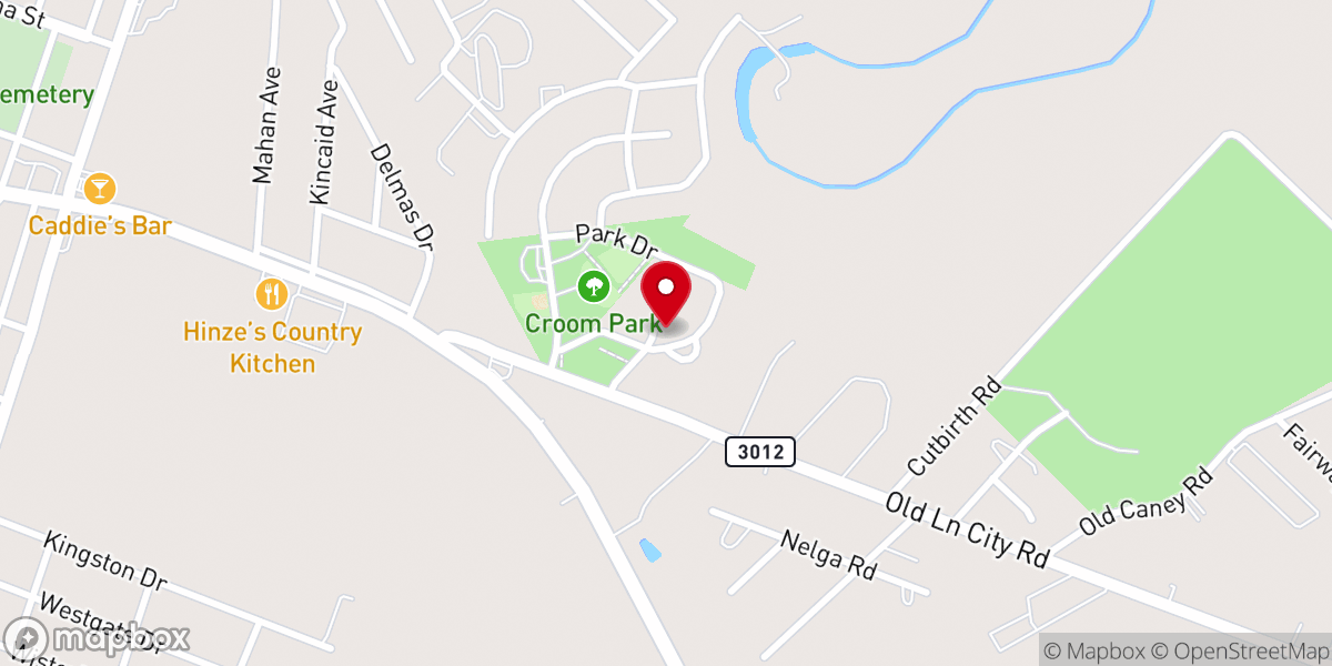 Map showing location of Little Zion Baptist Church