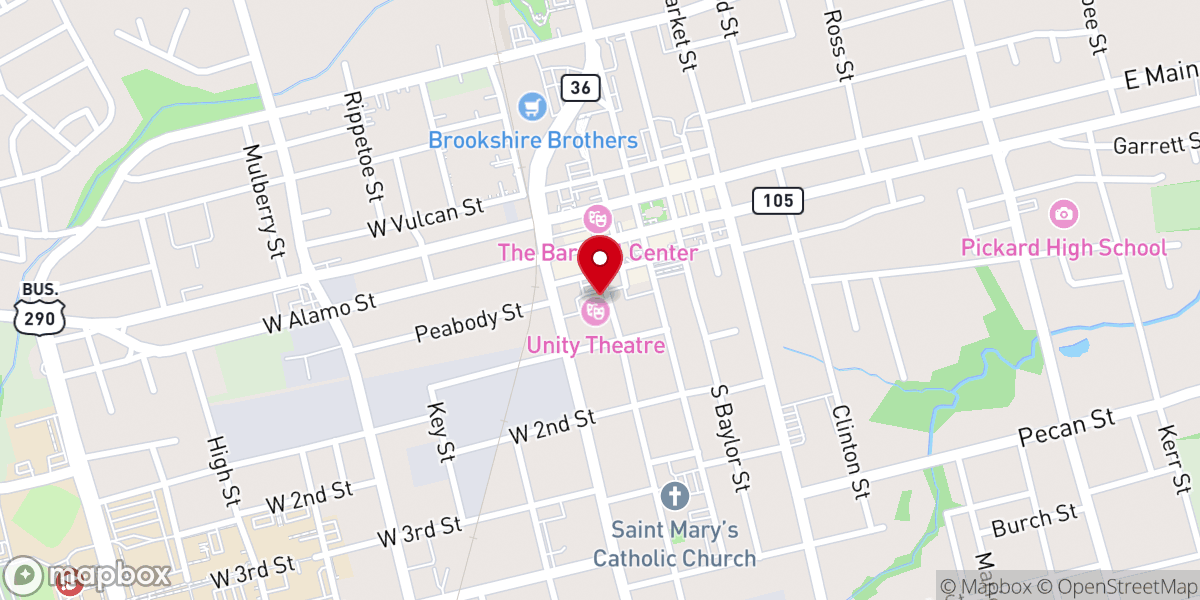 Map showing location of Unity Theatre