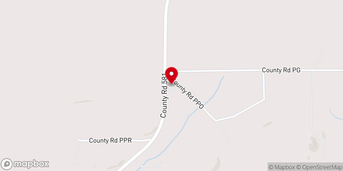 Map showing location of Faith Lutheran Church