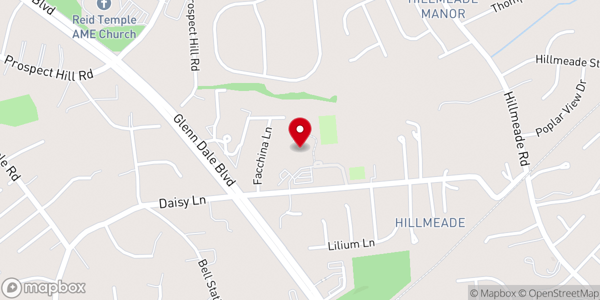 Map showing location of Holy Trinity: An Episcopal School