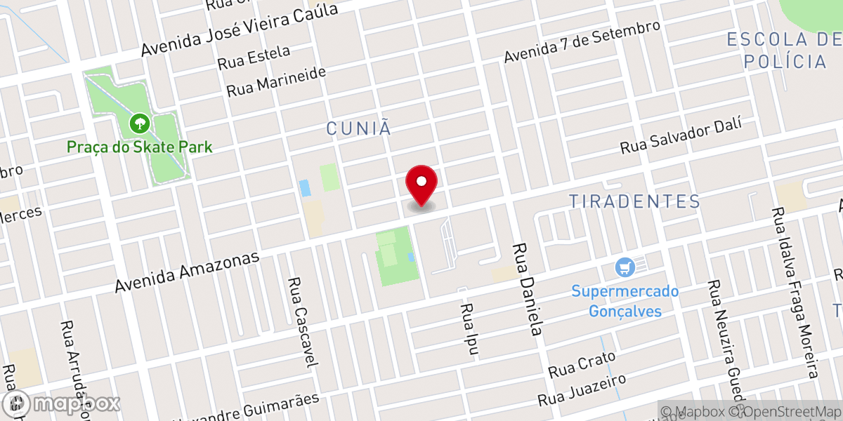 Map showing location of Sara Nossa Terra - Porto Velho