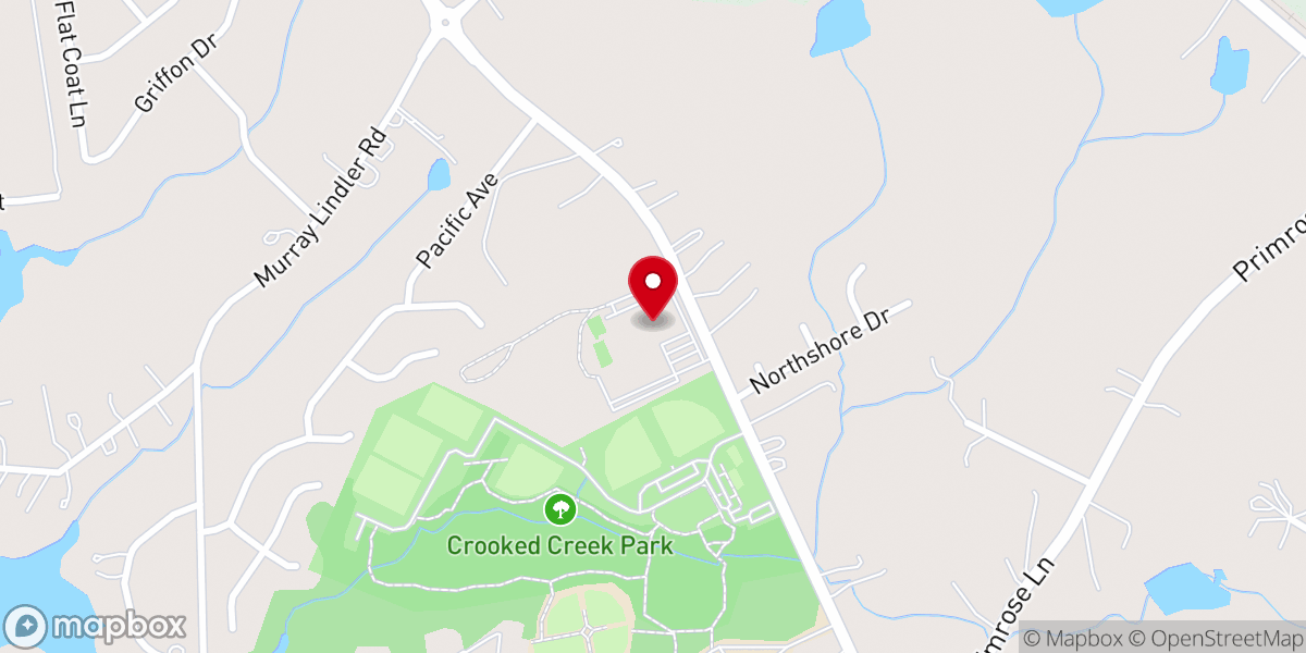 Map showing location of Chapin Baptist Church