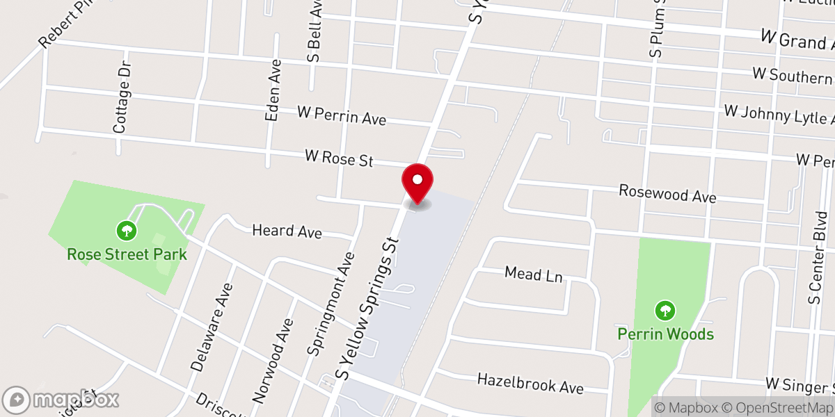 Map showing location of Première Eglise Evangélique Haitienne de Springfield, OH (PEEHSO)