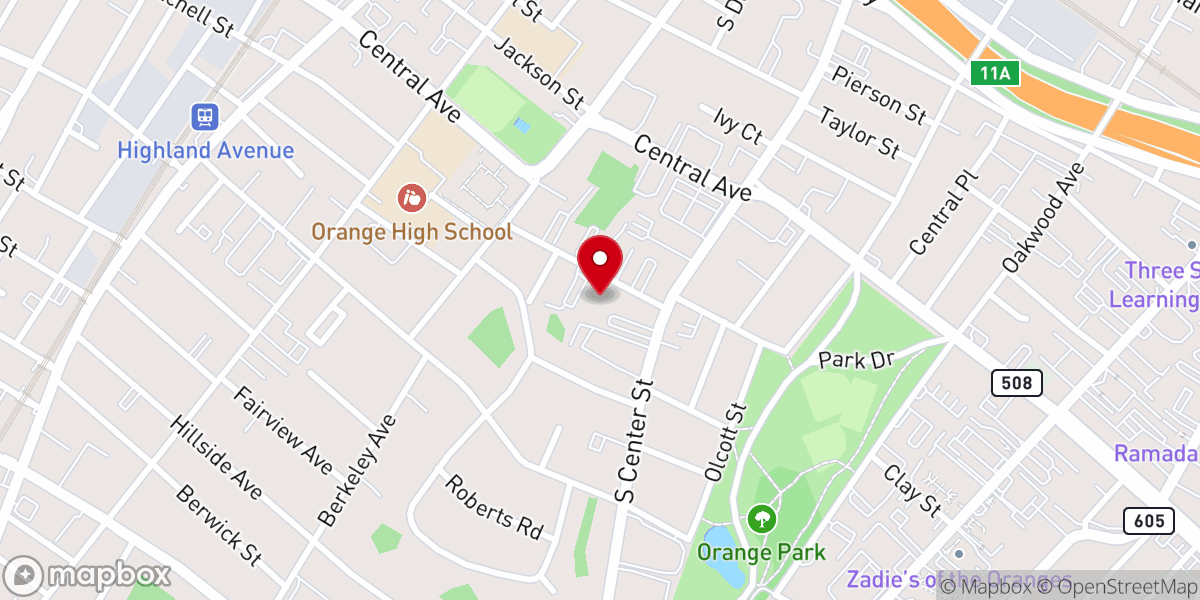 Map showing location of The SDA Church of the Oranges