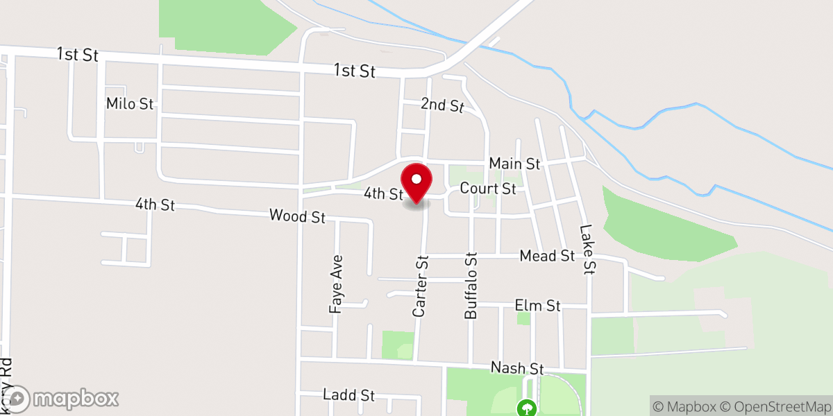 Map showing location of Lake City First Baptist Church - Food Distribution Center