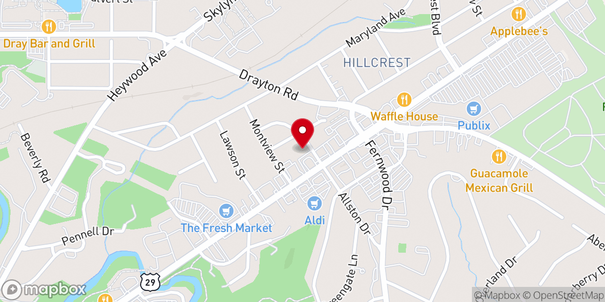 Map showing location of Maranatha Free Church