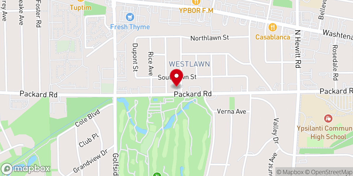 Map showing location of The Carpenter's House