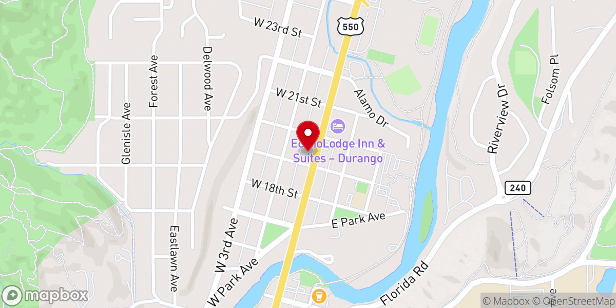 Map showing location of Calvary Chapel of Durango