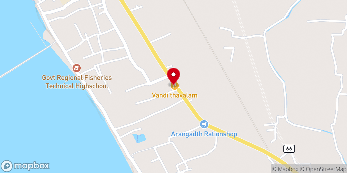 Map showing location of St. Mary's Roman Catholic Latin Church Koyilandy