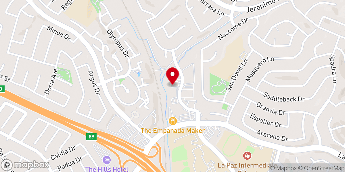 Map showing location of The Rock at Mount of Olives Church