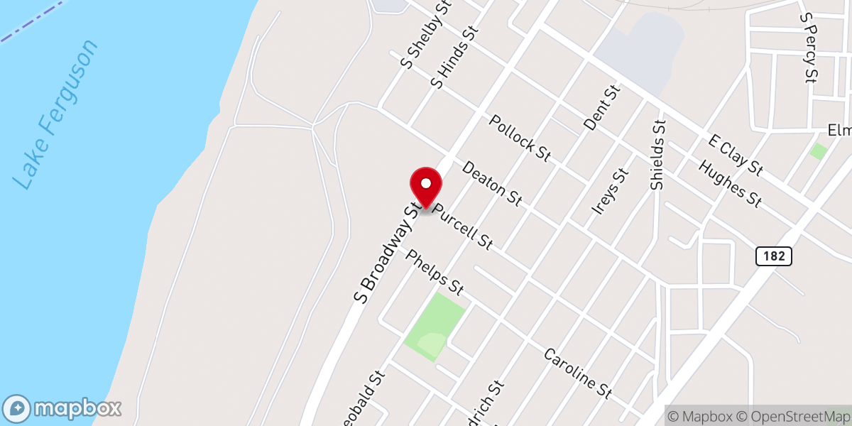 Map showing location of Born Again Ministries