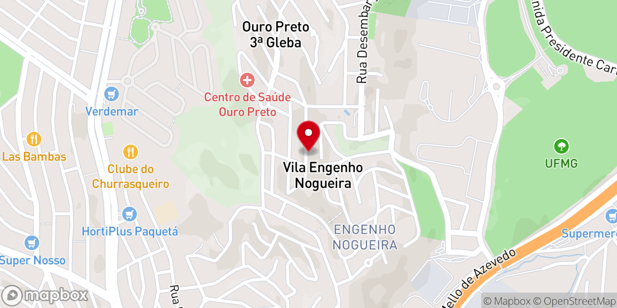 Map showing location of Igreja de Deus Pentecostal do Brasil
