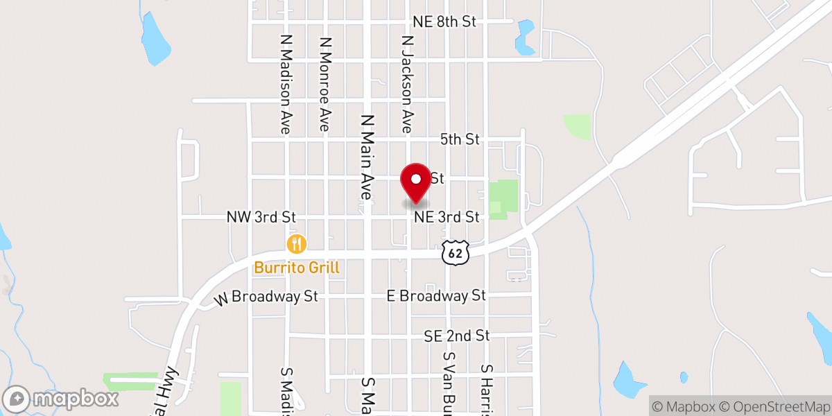 Map showing location of Acts of Grace
