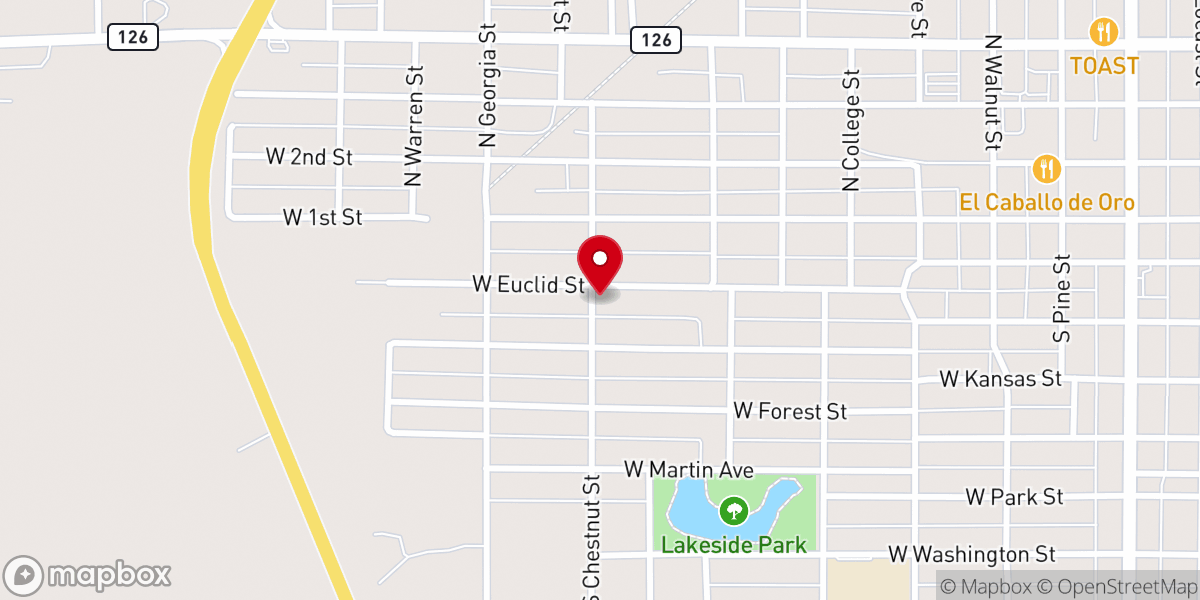 Map showing location of Casa de Dios Asamblea Apostólica de la Fe en Cristo Jesus