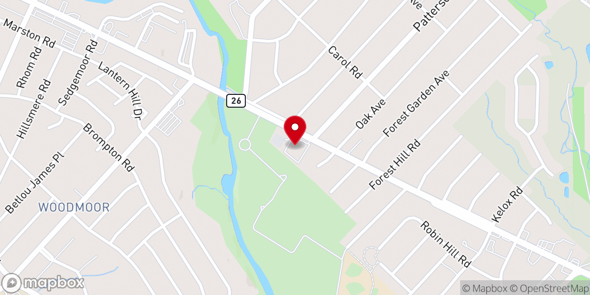 Map showing location of Christian Life Church